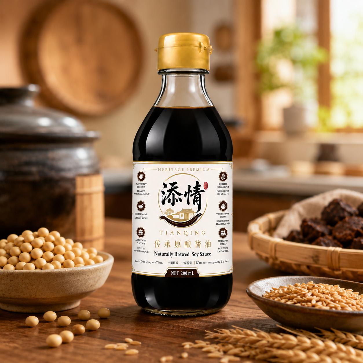 添情醬油200ml裝 TianQing Soy Sauce 200ml