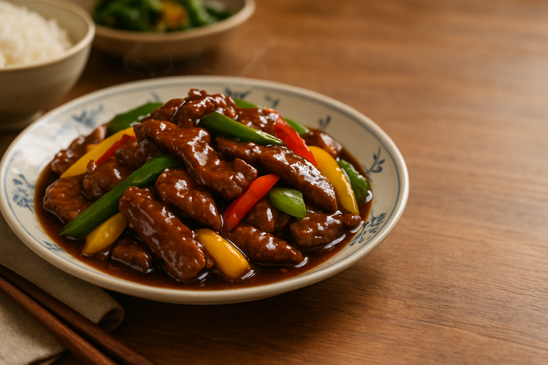 黑椒牛柳做法：醬油打底讓牛肉更有層次