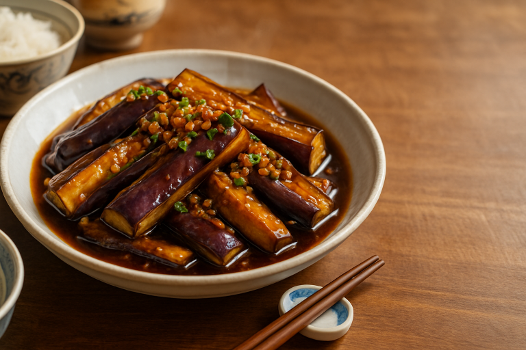 蒜香醬燒茄子做法：素菜也能很下飯