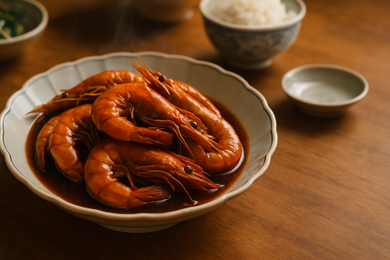 醬油蝦做法：鮮甜蝦肉與醬香剛剛好